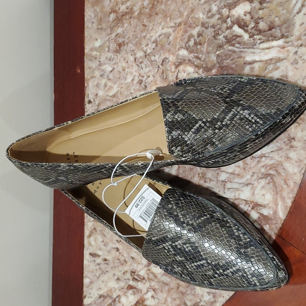 Women's Micah  Pointy Toe Loafers - A New Day™ Graphite